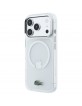Lacoste iPhone 17 / 18 Pro Max Hülle Case Frosted Laquer MagSafe Transparent
