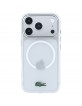 Lacoste iPhone 17 / 18 Pro Max Hülle Case Frosted Laquer MagSafe Transparent