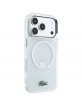 Lacoste iPhone 17 / 18 Pro Max Hülle Case Frosted Laquer MagSafe Transparent