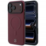 Mercedes iPhone 17 / 18 Pro Max Hülle Case 3D MagSafe Burgundy