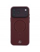 Mercedes iPhone 17 / 18 Pro Max Hülle Case 3D MagSafe Burgundy