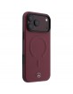 Mercedes iPhone 17 / 18 Pro Max Hülle Case 3D MagSafe Burgundy