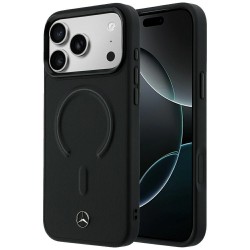 Mercedes iPhone 17 / 18 Pro Max Hülle Case 3D MagSafe Schwarz
