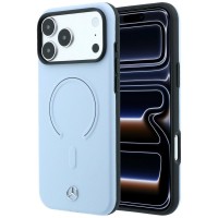 Mercedes iPhone 17 / 18 Pro Max Hülle Case 3D MagSafe Blau