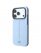 Mercedes iPhone 18 Pro / 17 Pro Hülle Case Semi Wrap Iconic Line MagSafe Blau