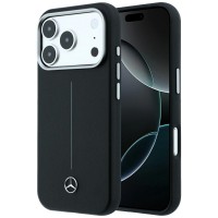 Mercedes iPhone 17 / 18 Pro Max Hülle Case Semi Wrap Iconic Line MagSafe Schwarz