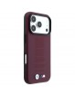 BMW iPhone 17 / 18 Pro Max Hülle Case Perforated M Metal MagSafe Burgundy