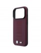 BMW iPhone 17 / 18 Pro Max Hülle Case Perforated M Metal MagSafe Burgundy