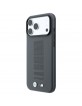 BMW iPhone 17 / 18 Pro Max Hülle Case Perforated M Metal MagSafe Grau