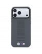 BMW iPhone 17 / 18 Pro Max Hülle Case Perforated M Metal MagSafe Grau