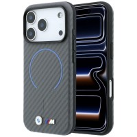 BMW iPhone 17 / 18 Pro Max Hülle Case M Carbon MagSafe Anthracite