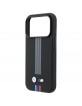 BMW iPhone 17 / 18 Pro Max Hülle Case M Metal Kevlar Tricolor MagSafe Schwarz