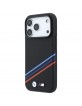 BMW iPhone 17 / 18 Pro Max Hülle Case M Tricolor Metal Kevlar MagSafe Schwarz