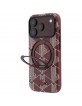 Lacoste iPhone 18 Pro / 17 Pro Hülle Case Blend Ring Stand MagSafe Burgundy