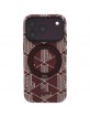 Lacoste iPhone 18 Pro / 17 Pro Hülle Case Blend Ring Stand MagSafe Burgundy