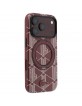 Lacoste iPhone 18 Pro / 17 Pro Hülle Case Blend Ring Stand MagSafe Burgundy