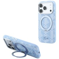 Lacoste iPhone 18 Pro / 17 Pro Hülle Case Blend Ring Stand MagSafe Blau