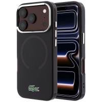 Lacoste iPhone 18 Pro / 17 Pro Hülle Case Frosted Laquer MagSafe Burgundy
