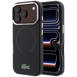 Lacoste iPhone 18 Pro / 17 Pro Hülle Case Frosted Laquer MagSafe Burgundy