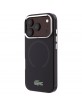 Lacoste iPhone 18 Pro / 17 Pro Hülle Case Frosted Laquer MagSafe Burgundy
