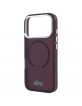 Lacoste iPhone 18 Pro / 17 Pro Hülle Case Frosted Laquer MagSafe Burgundy