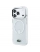 Lacoste iPhone 18 Pro / 17 Pro Hülle Case Frosted Laquer MagSafe Transparent