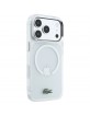 Lacoste iPhone 18 Pro / 17 Pro Hülle Case Frosted Laquer MagSafe Transparent