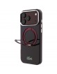 Lacoste iPhone 17 / 18 Pro Max Hülle Case Ring Stand MagSafe Burgundy