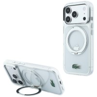 Lacoste iPhone 17 / 18 Pro Max Hülle Case Ring Stand MagSafe Clear