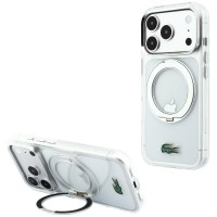 Lacoste iPhone 18 Pro / 17 Pro Hülle Case Ring Stand MagSafe Clear
