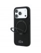 Lacoste iPhone 18 Pro / iPhone 17 Pro Hülle Case Petit Pique Ring Stand MagSafe Schwarz