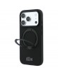 Lacoste iPhone 17 / 18 Pro Max Hülle Case Petit Pique Ring Stand MagSafe Schwarz