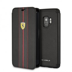 Ferrari leather case FESURFLBKTS9BKR Samsung Galaxy S9 Black