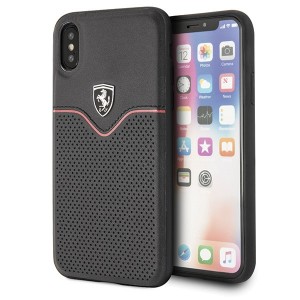 Ferrari Victory leather Case FEOVEHCPXBK iPhone Xs / X black
