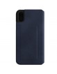 Bugatti leather case / Book Cover Parigi iPhone Xs / X blue