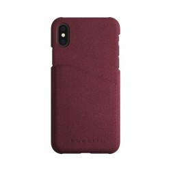 Bugatti iPhone SE2020 / 8 / 7 leather cover Londra Raspberry / Red