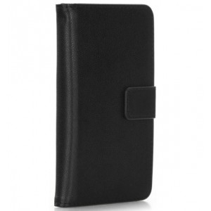 Universal Book Cell Phone Case 4.3 "- 4.8" Black