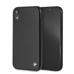 BMW Carbon Hülle / Cover BMHCI61MBC iPhone XR Schwarz