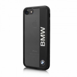 BMW iPhone SE 2020 / iPhone 8 / 7 TPU / Aluminium Hülle / Cover Schwarz BMHCP7TRALBK
