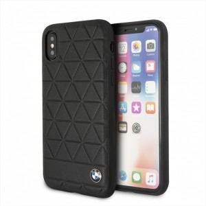 BMW Hexagon Leather Case iPhone Xs / X Black