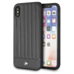 BMW Lederhülle BMHCPXPOCBK iPhone X / Xs Schwarz