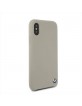 BMW Silikon Cover / Hülle BMHCPXSILTA iPhone Xs / X Taupe