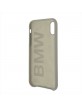 BMW Silicone Cover BMHCPXSILTA iPhone Xs / X Taupe
