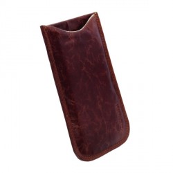 Krusell iPhone 12 Mini 6 7 8 SE2 Tumba Slim Cover Case Genuine Leather Brown