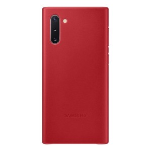 Original Samsung Leather Cover EF-VN970LR Galaxy Note 10 N970 rot