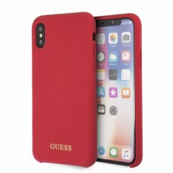 Guess Silikon Hülle GUHCPXLSGLRE iPhone X / Xs Rot