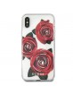 Guess Hülle Rose GUHCPXROSTR iPhone X / XS Rot / Transparent