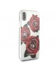 Guess Hülle Rose GUHCPXROSTR iPhone X / XS Rot / Transparent