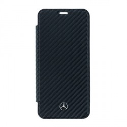Mercedes Dynamic Carbon Tasche MEFLBKS9CFBK Samsung Galaxy S9 Schwarz