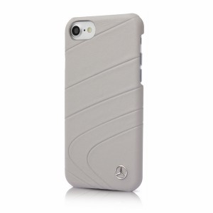 Mercedes iPhone SE 2020 / 8 / 7 Organic Line leather sleeve gray